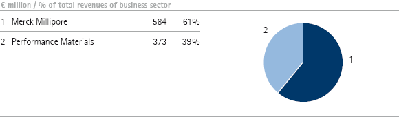 Chemicals | Total revenues by by division &ndash; Q2 (pie chart)