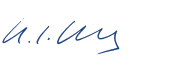 Signature "Karl-Ludwig Kley" &ndash; Chairman of the Executive Board (handwriting)