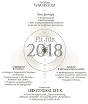 Fit f&uuml;r 2018 | Unser Effizienzsteigerungs- und Wachstumsprogramm. (Grafik)