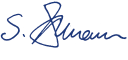 Signature "Stefan Oschmann" &ndash; Responsible for the Merck Serono and Consumer Health divisions (handwriting)
