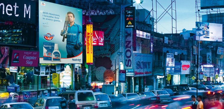 Nasivin&reg; Nasenspray Werbekampagne in Indien (Foto)