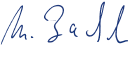 Unterschrift "Matthias Zachert" &ndash; Chief Financial Officer (Handschrift)