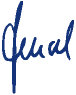 Unterschrift "Manfred Jenal" &ndash; Wirtschaftspr&uuml;fer (Handschrift)