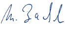 Unterschrift Matthias Zachert (Handschrift)