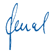 Signature Manfred Jenal (handwriting)